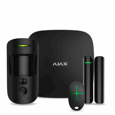 Ajax, StarterKit CAM PLUS black EU комплект охранной сигнализации