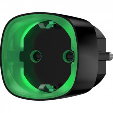 Радіокерована розумна розетка з лічильником енергоспоживання Ajax Socket чорна