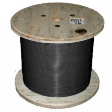  Одножильний відрізний нагрівальний кабель TXLP BLACK DRUM0,05 OHM/M black