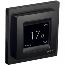 Програмуємий терморегулятор DEVIreg Touch Black для теплої підлоги