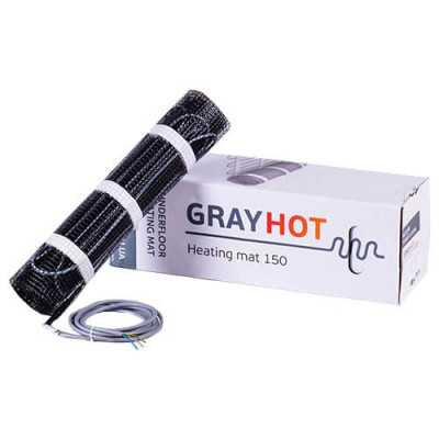 Гріючий мат GrayHot 0.6 м2 (0919021) тепла підлога