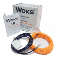 Гріючий кабель Woks 18 12 м тепла підлога Woks